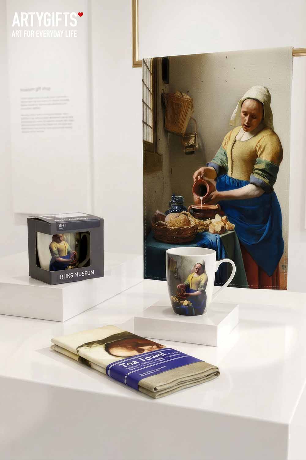Art Mug & Tea Towel Gift Set