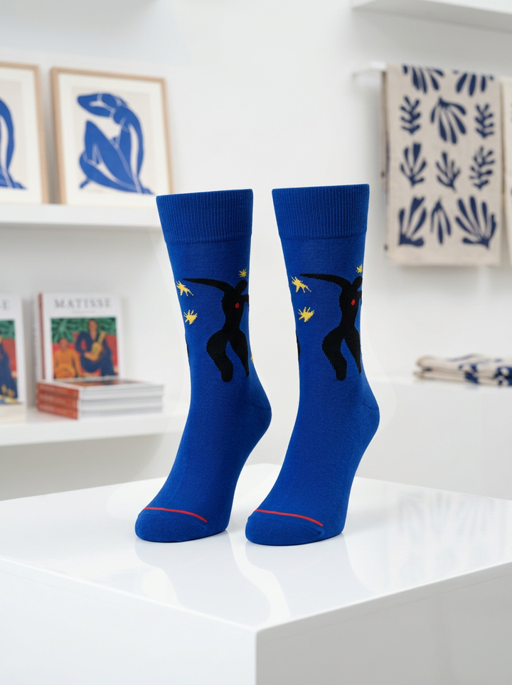 Art Socks Icarus Henri Matisse – displayed in museum shop | ArtyGifts
