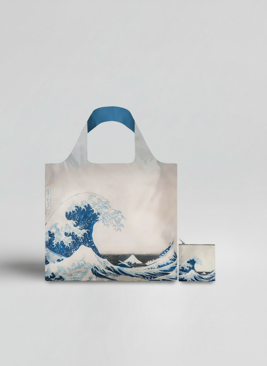 Foldable Shopper Bag, The Great Wave, Katsushika Hokusai