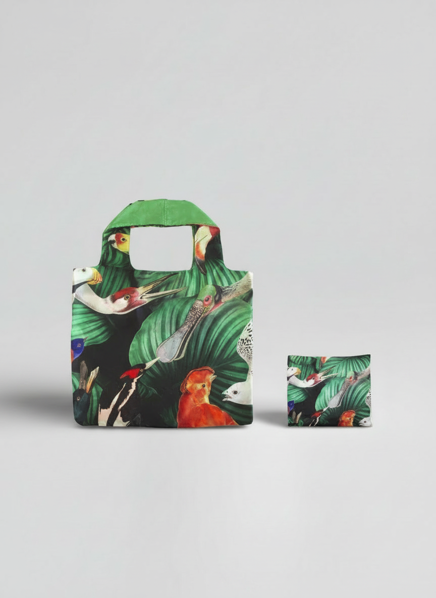 Foldable Shopper Bag, Bird Life, Teyler Museum