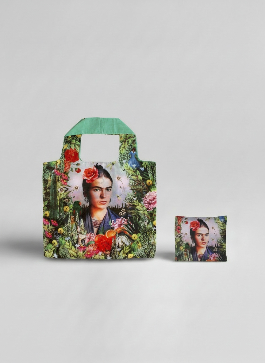 Foldable Shopper Bag, Frida Kahlo