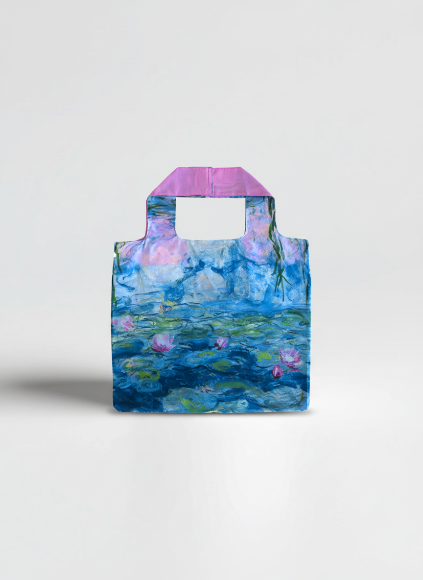 Foldable Shopper Bag, Water Lilies, Claude Monet