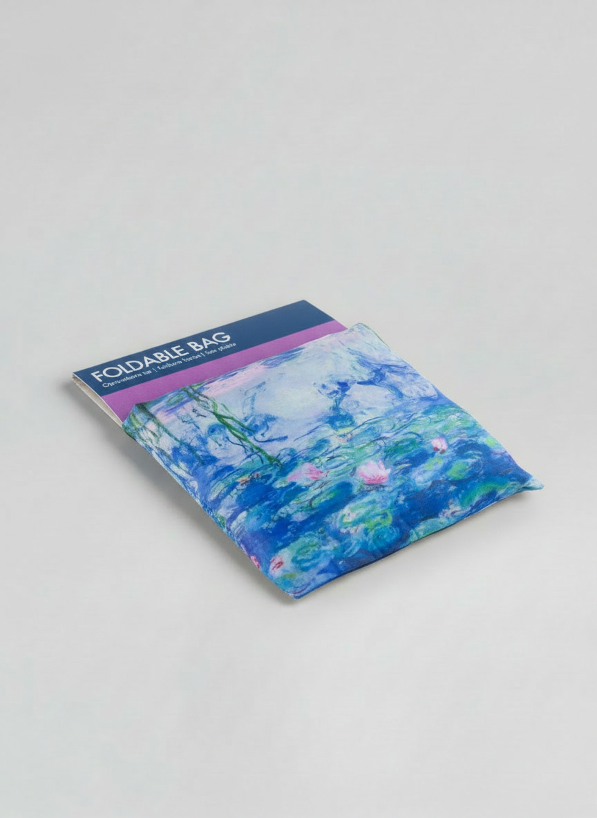 Foldable Shopper Bag, Water Lilies, Claude Monet