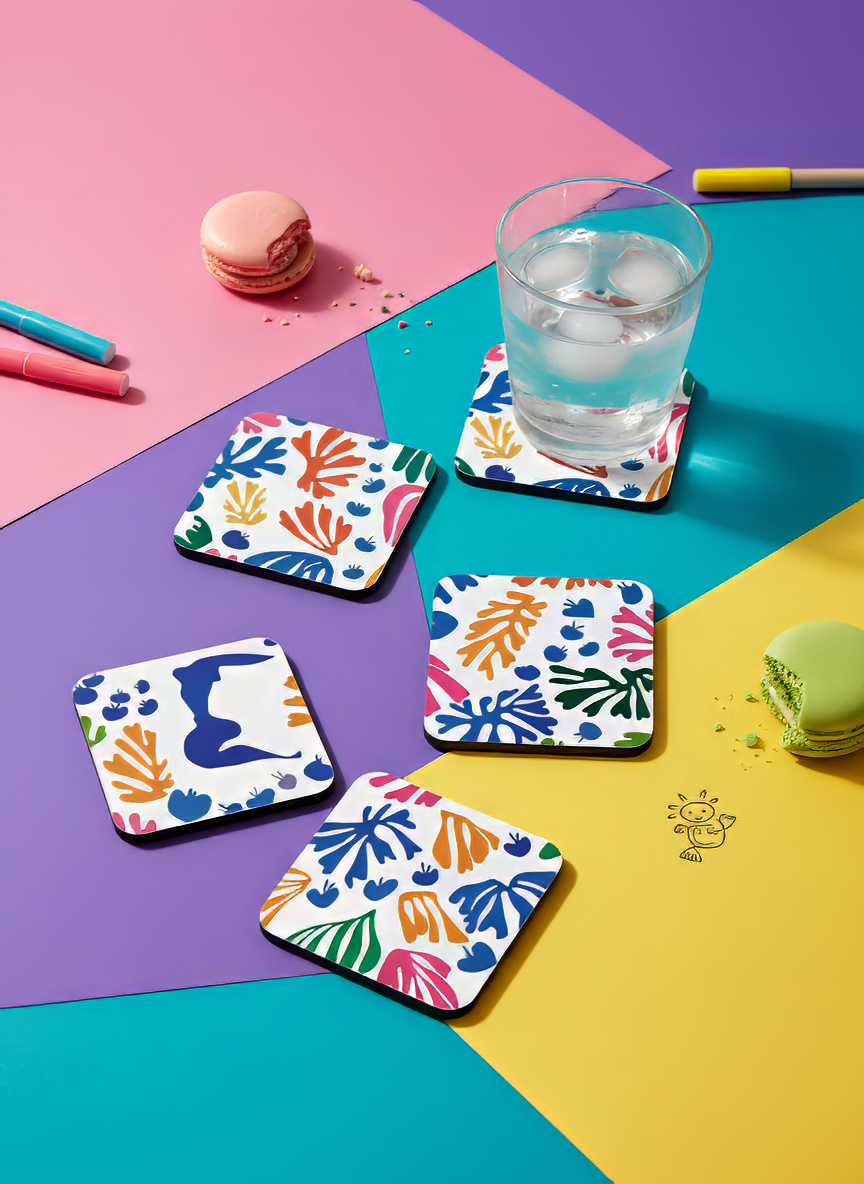 Coaster Set, The Parakeet and the Mermaid, Henri Matisse
