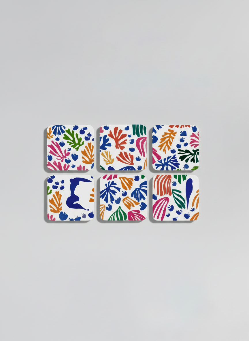 Coaster Set, The Parakeet and the Mermaid, Henri Matisse
