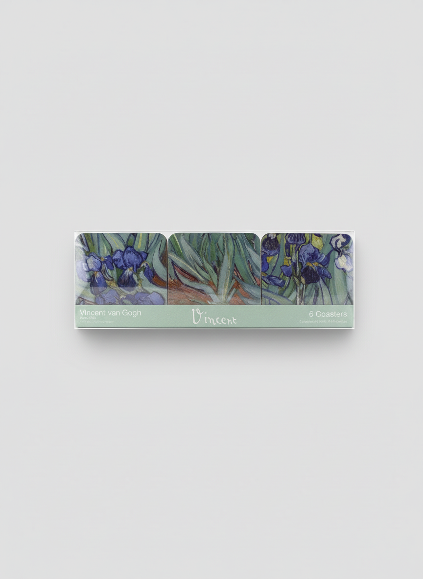 Coaster Set, The Irises, Vincent van Gogh