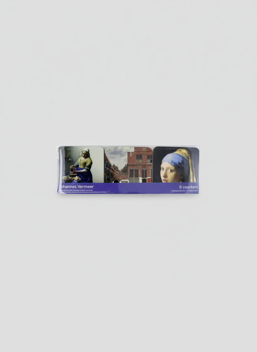 Coaster Set, Masterpieces, Johannes Vermeer