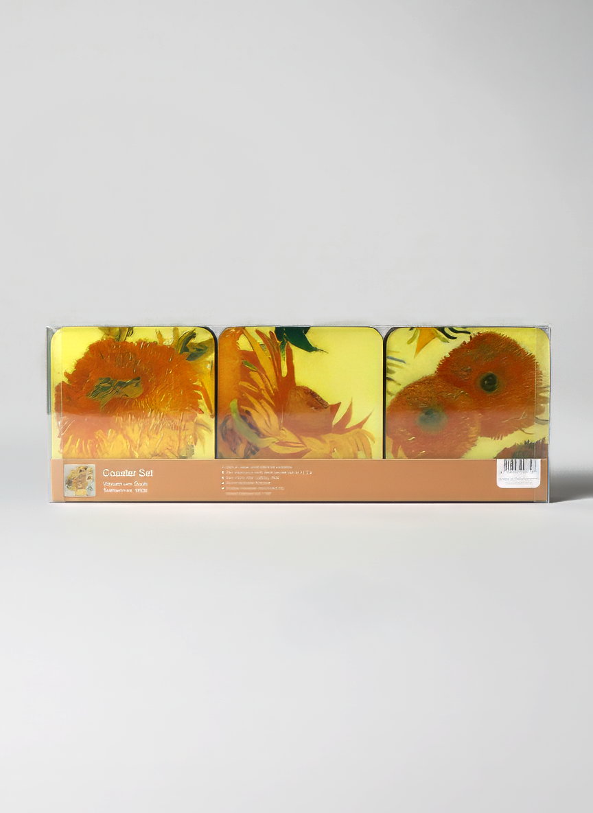 Coaster Set, Sunflowers, Vincent van Gogh