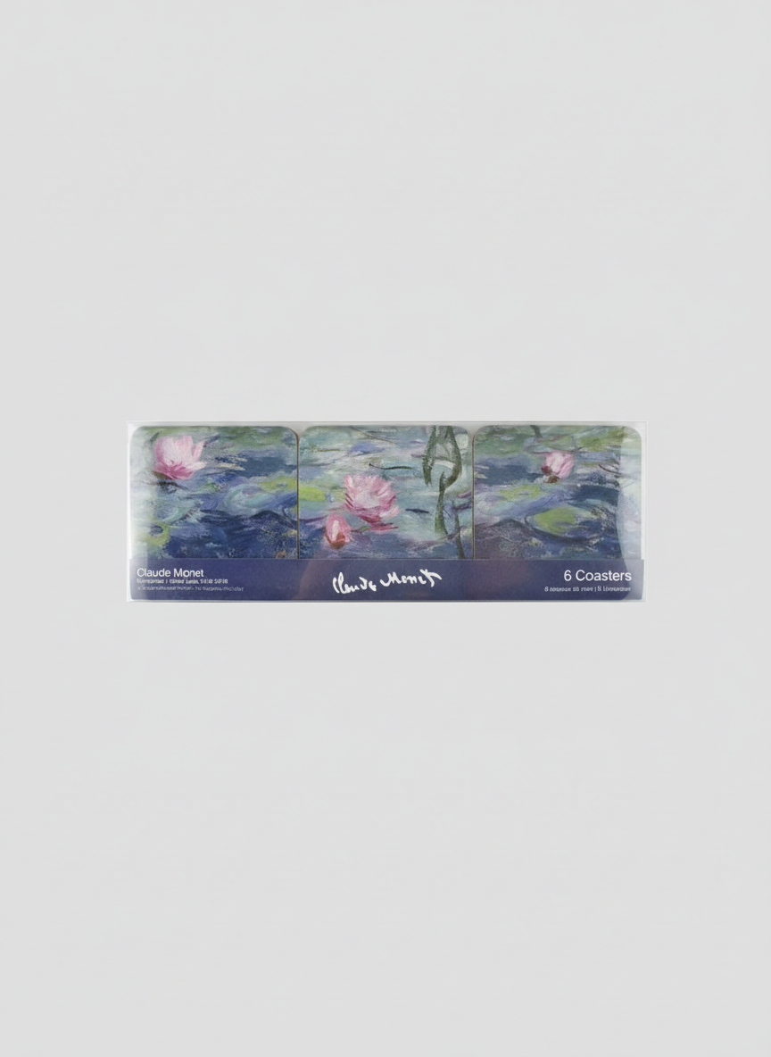 Coaster Set, Water Lilies, Claude Monet