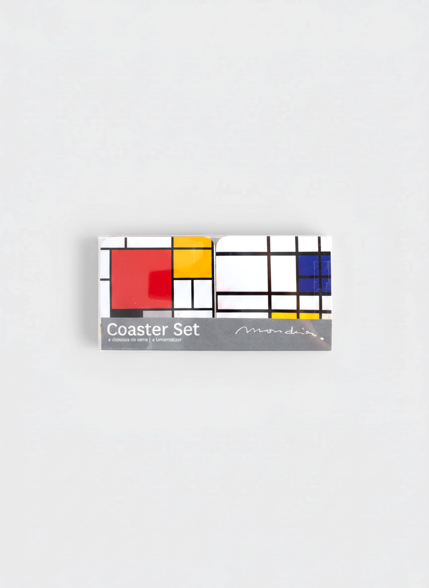 Coaster Set, Composition, Piet Mondrian