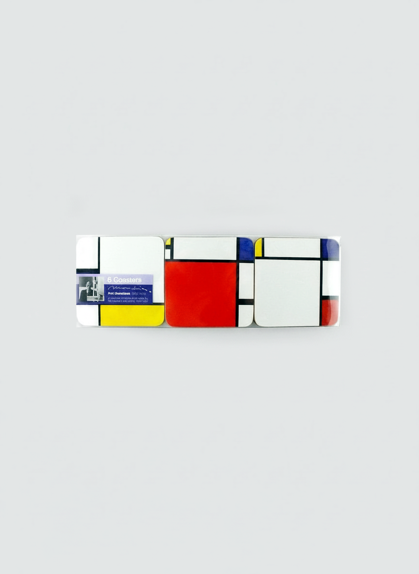 Coaster Set, Composition, Piet Mondrian
