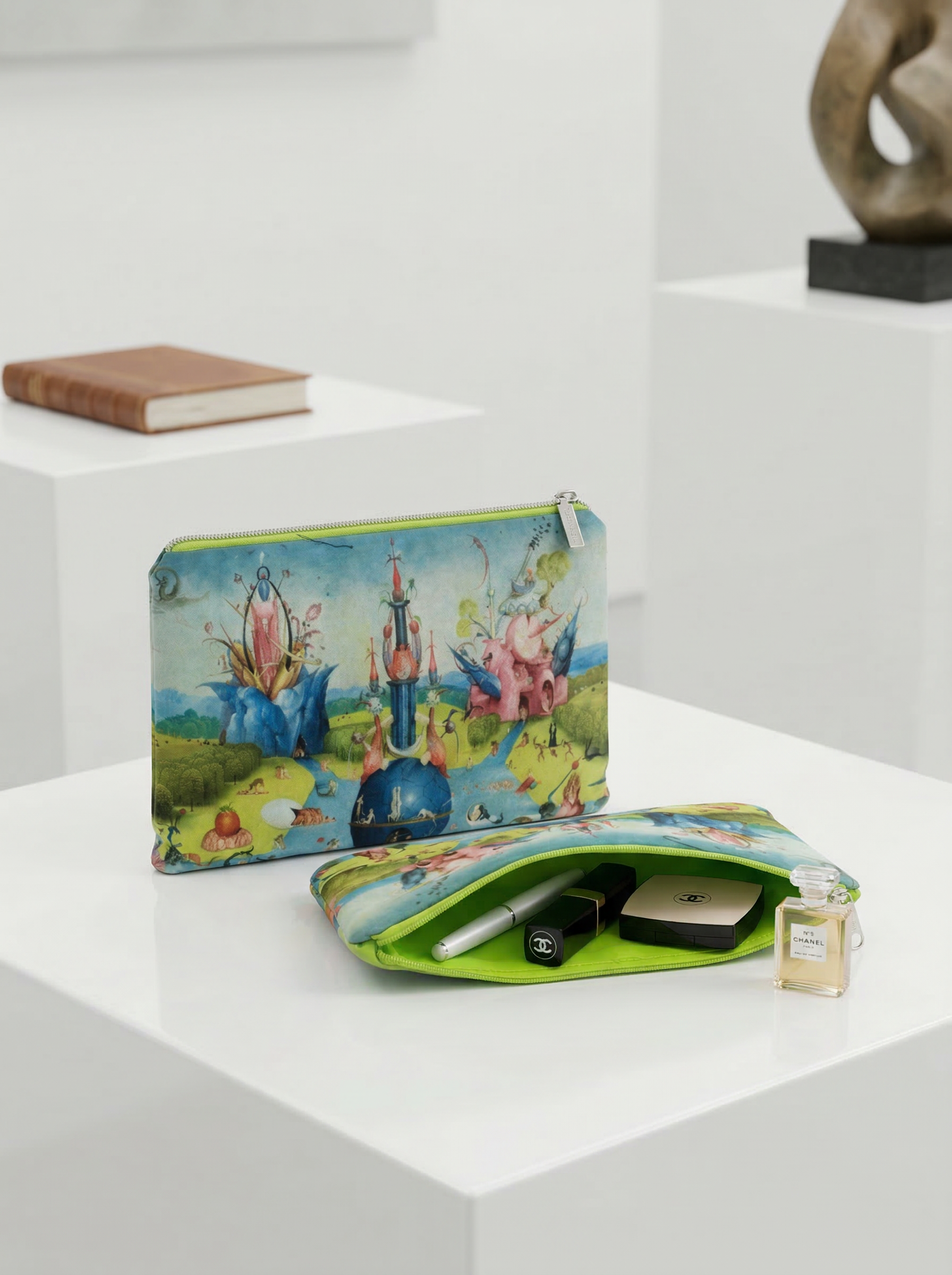 Cosmetic & Travel Bag Garden of Earthly Delights Jheronimus Bosch – displayed in museum shop | ArtyGifts
