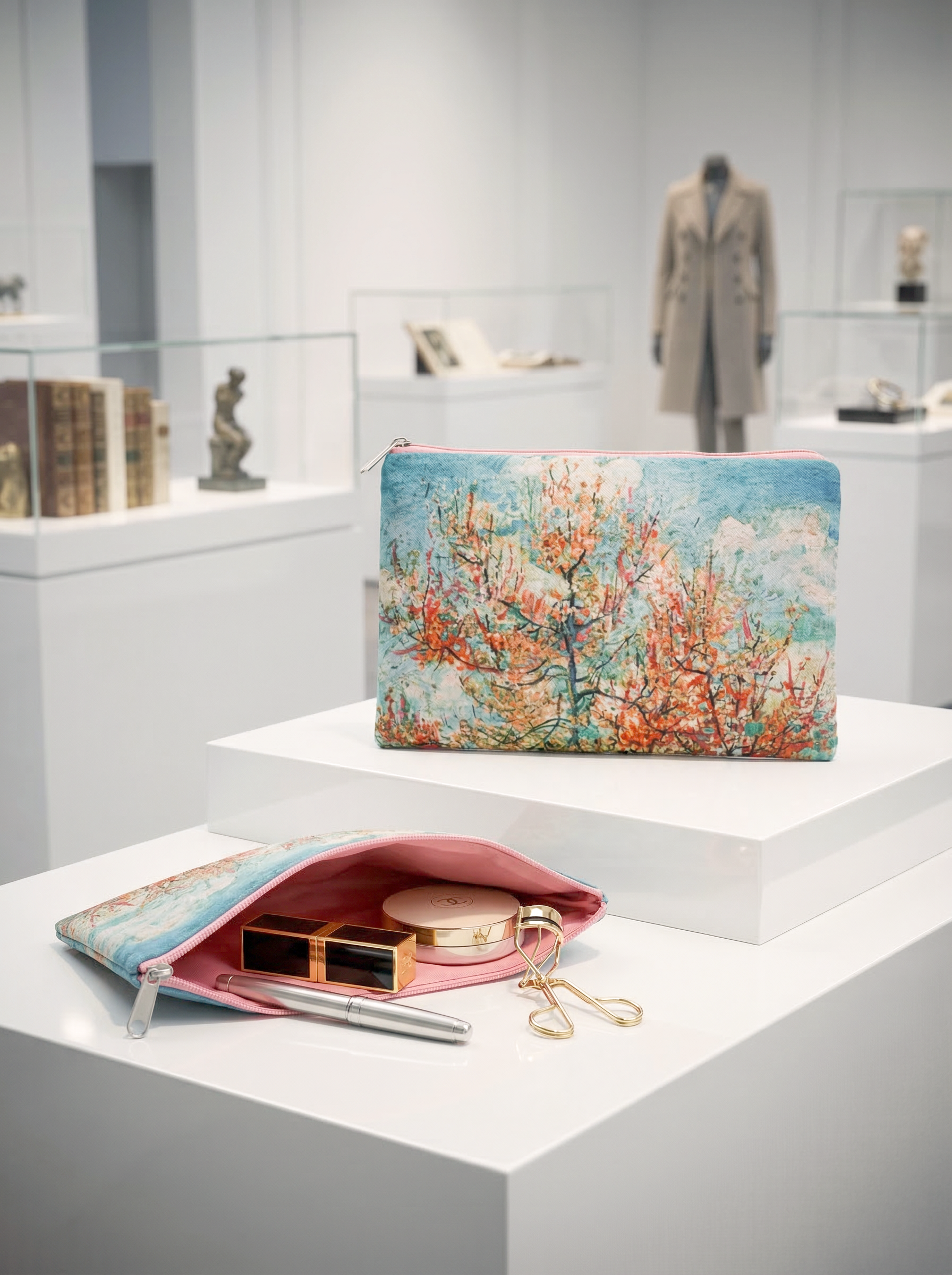 Cosmetic & Travel Bag Souvenir de Mauve Vincent van Gogh – displayed in museum shop | ArtyGifts

