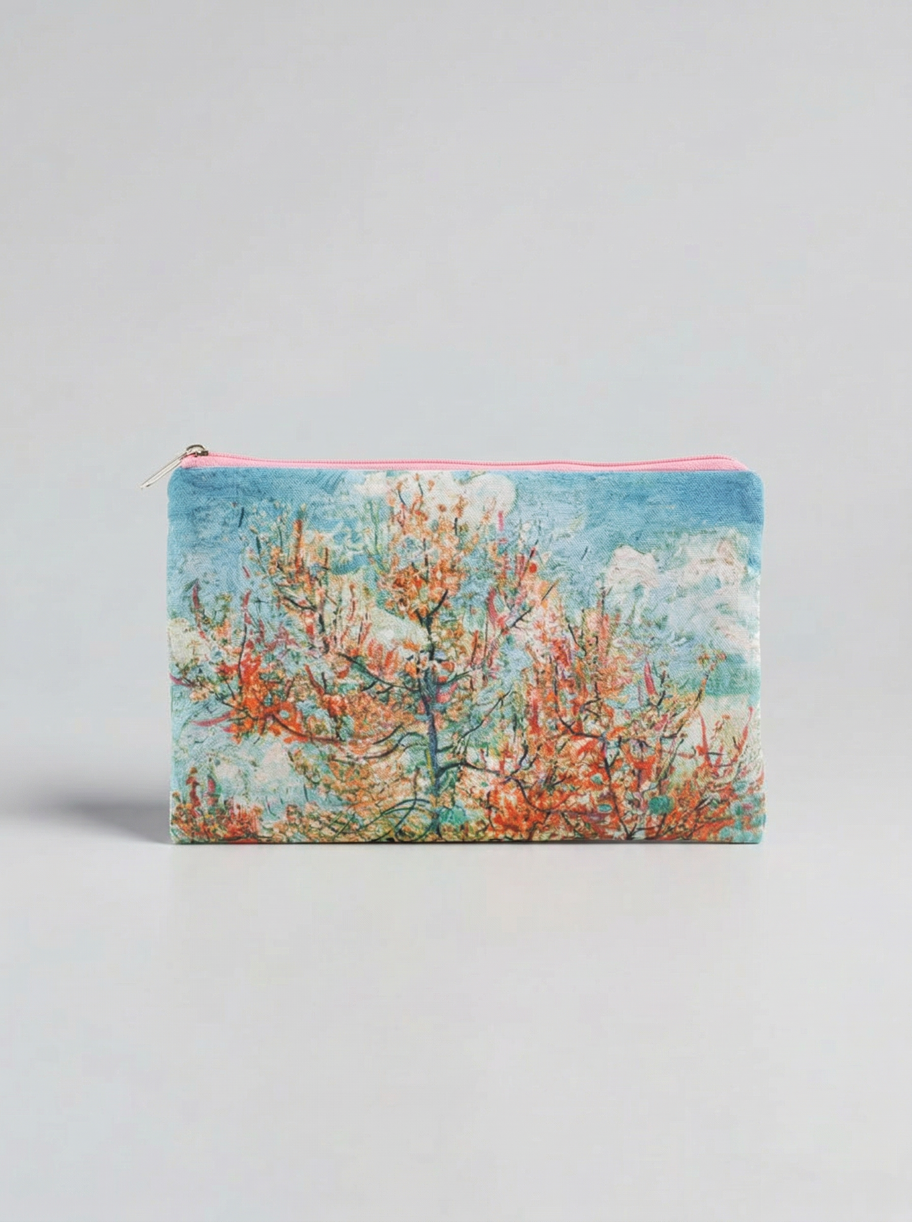 Cosmetic & Travel Bag Souvenir de Mauve Vincent van Gogh – art makeup bag detail | ArtyGifts
