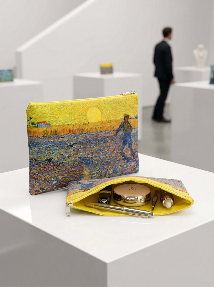 Cosmetic & Travel Bag The Sower Vincent van Gogh – displayed in museum shop | ArtyGifts
