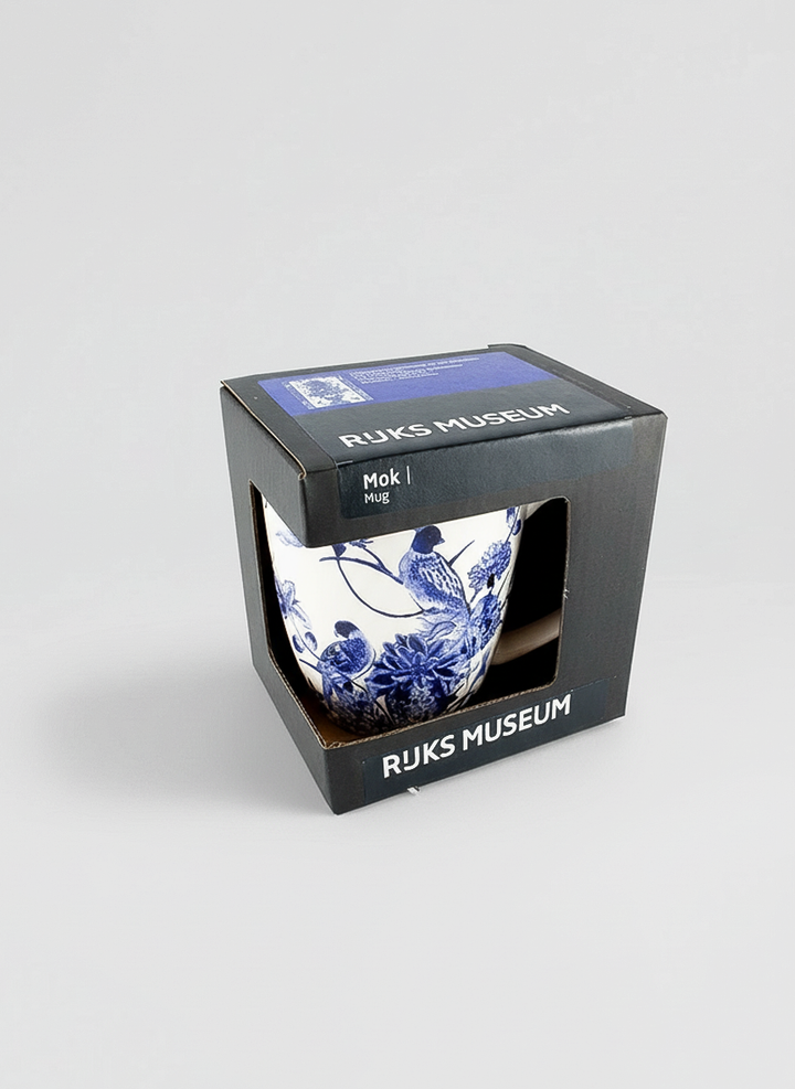 Delft Blue Birds mug gift box – Rijksmuseum eco-friendly packaging, ArtyGifts