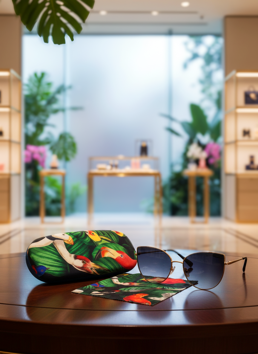 Eyewear Care Gift Set Bird Life – spectacle case with microfiber cloth | Teylers Museum x ArtyGifts
