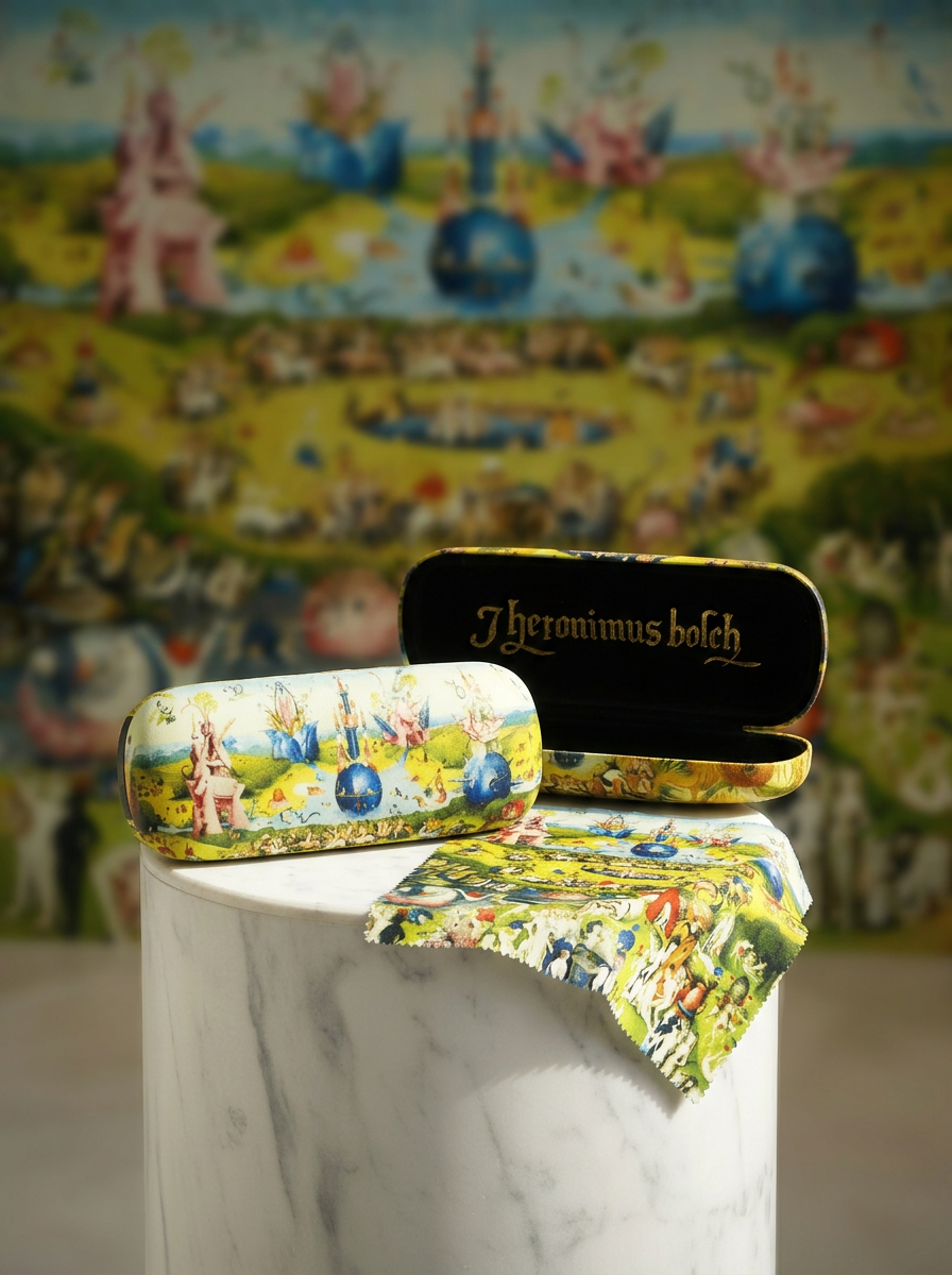 Eyewear Care Gift Set Garden of Earthly Delights Jheronimus Bosch – spectacle case with microfiber cloth | ArtyGifts
