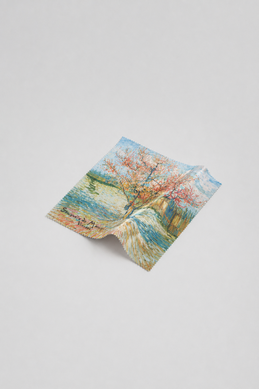 Microfiber lens cloth featuring Souvenir de Mauve by Vincent van Gogh from ArtyGifts
