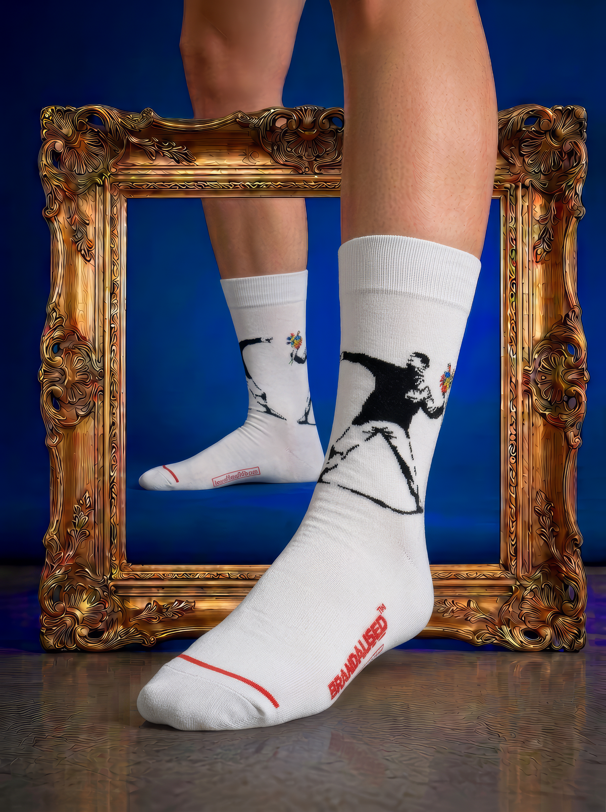 Art Socks for Big Feet – 6-Pack XL Banksy-Inspired Gift Set | The Street Art Edit