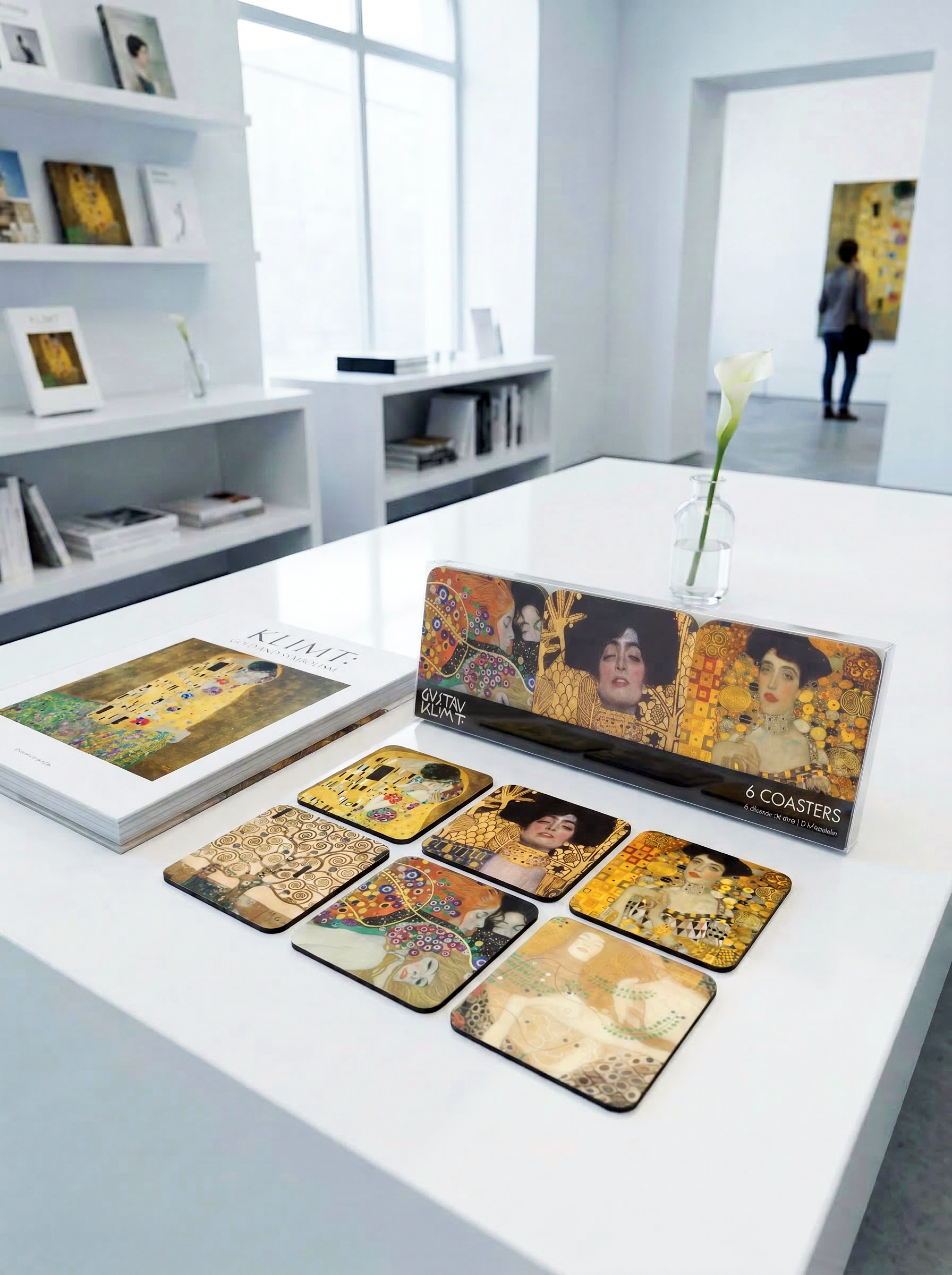 Coaster Set, Masterpieces, Gustav Klimt