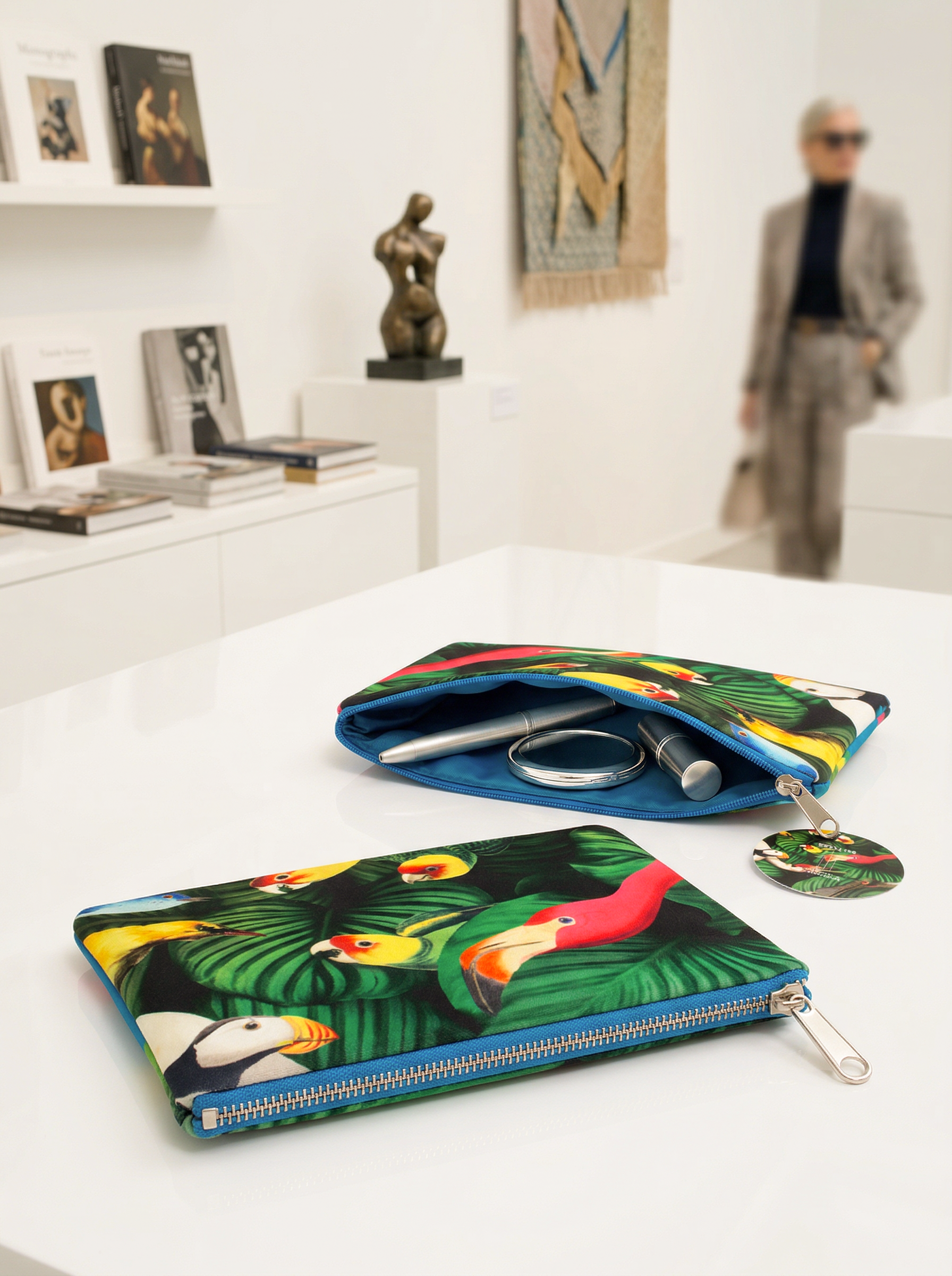 Cosmetic & Travel Bag, Bird Life, Teyler Museum