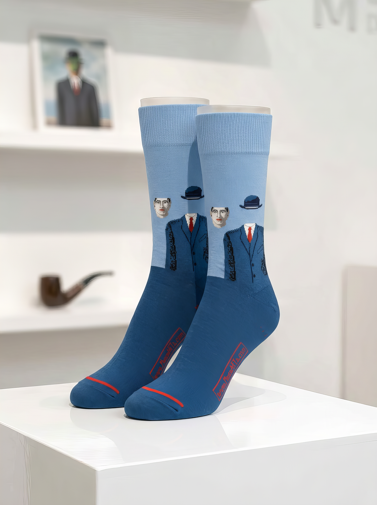 Art Socks for Big Feet – René Magritte 3-Pack XL Gift Set