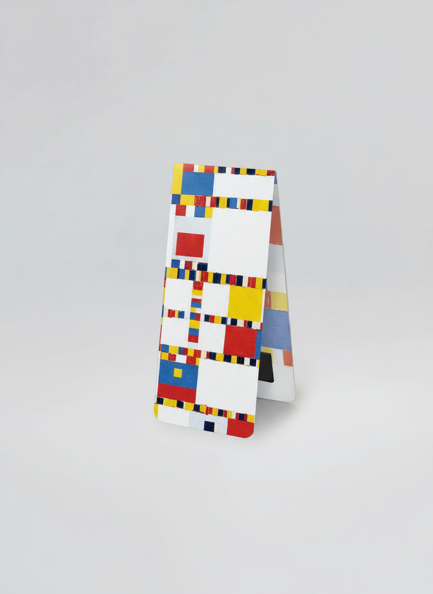 Magnetic Bookmark Set, Composition, Red, Blue and Yellow, Piet Mondrian