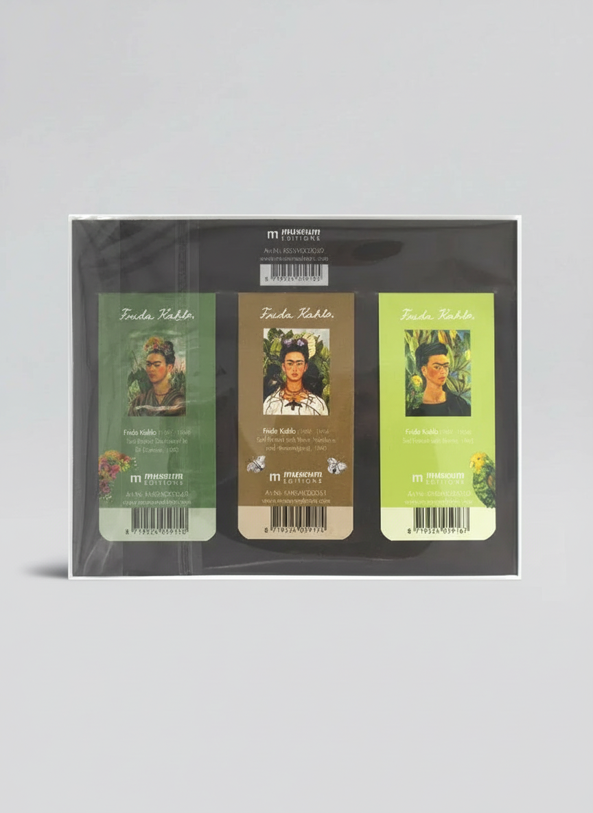 Magnetic Bookmark Set, Masterpieces, Frida Kahlo