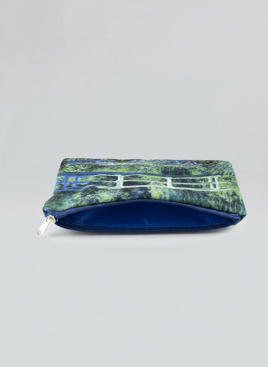 Cosmetic & Travel Bag, Japanese Bridge, Claude Monet