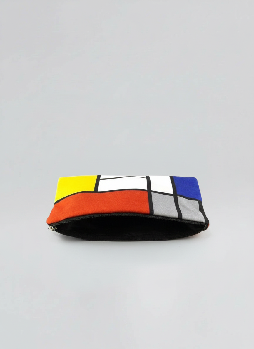 Cosmetic & Travel Bag, Composition Red, Blue and Yellow, Piet Mondrian