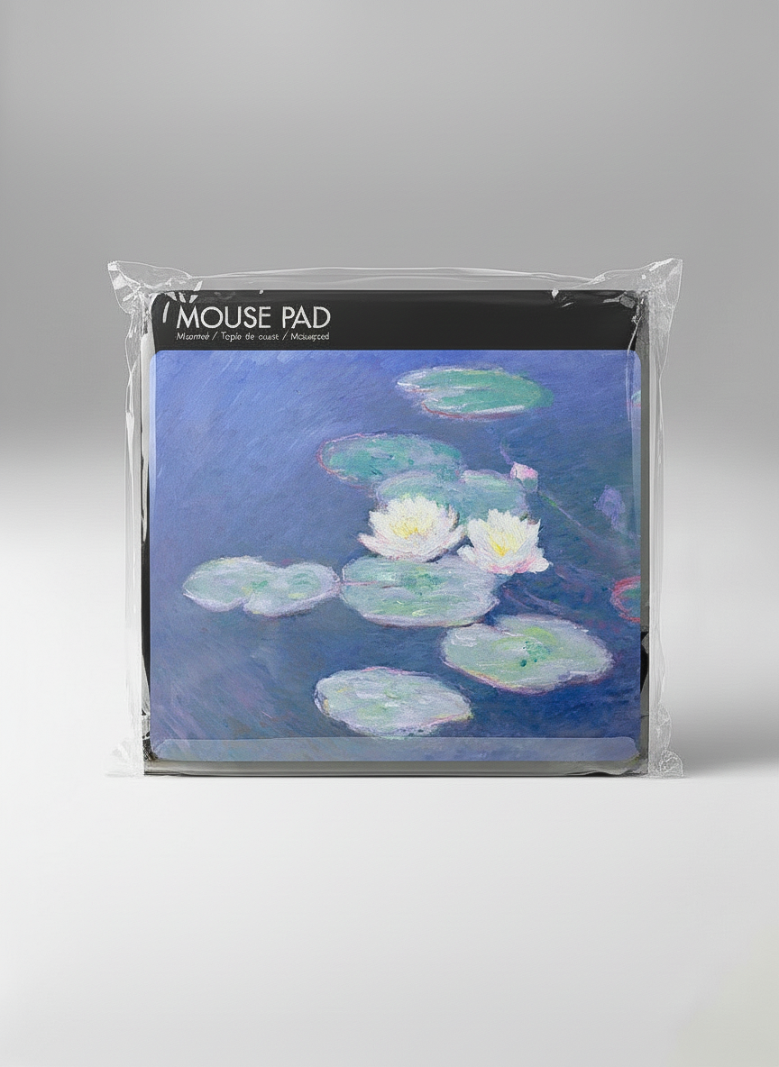 Mousepad, Water Lilies by Evening Light, Claude Monet