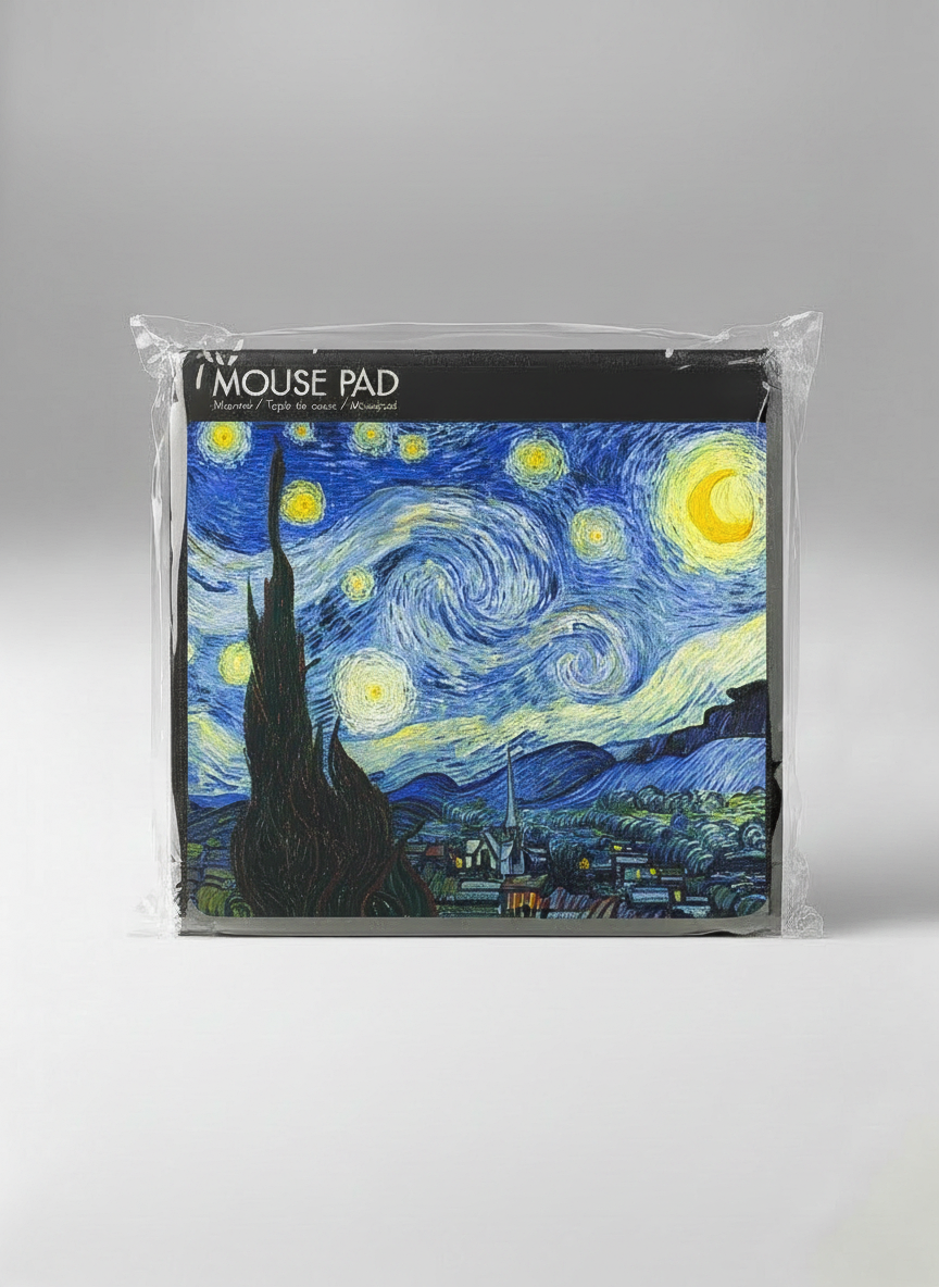 Mousepad, Starry Night, Vincent van Gogh
