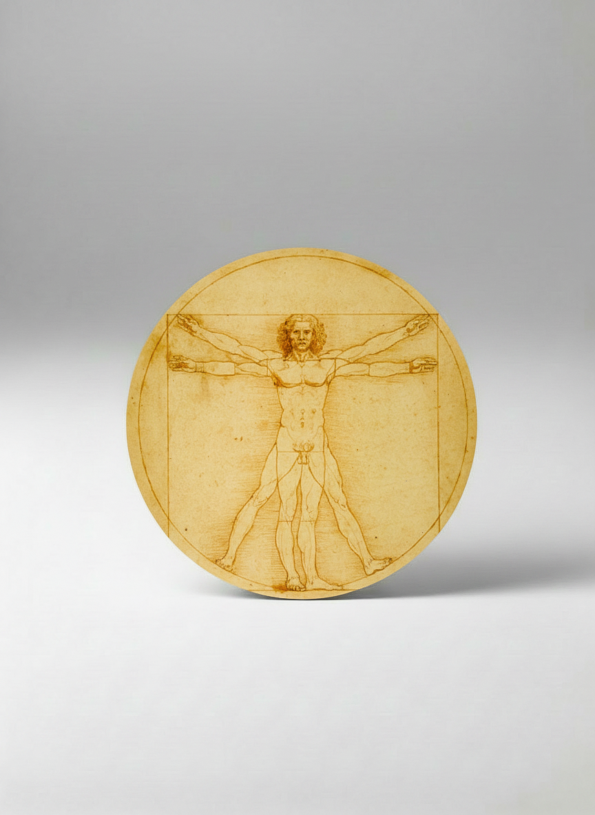 Mousepad, Vitruvian Man, Leonardo da Vinci