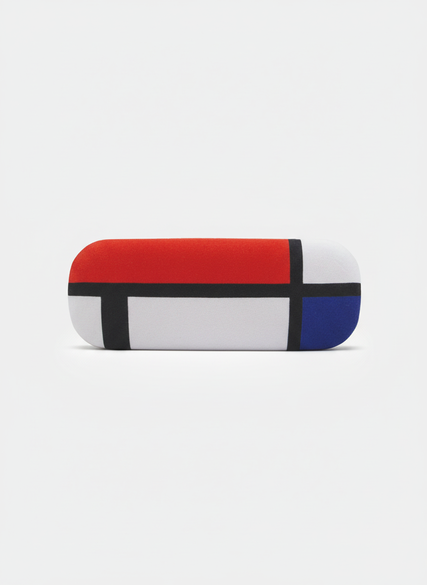 Spectacle Case, Composition, Red, Blue and Yellow, Piet Mondrian