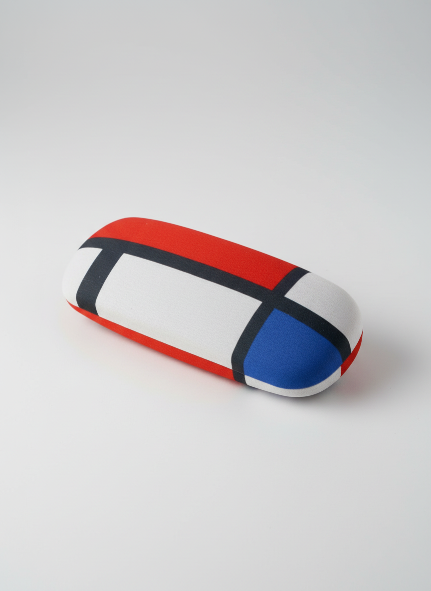 Spectacle Case, Composition, Red, Blue and Yellow, Piet Mondrian