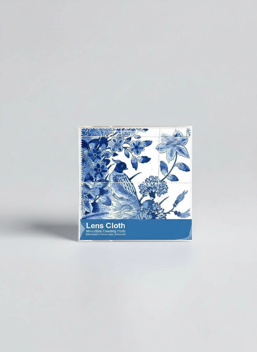 Eyewear Care Gift Set, Delft Blue Birds, Rijksmuseum