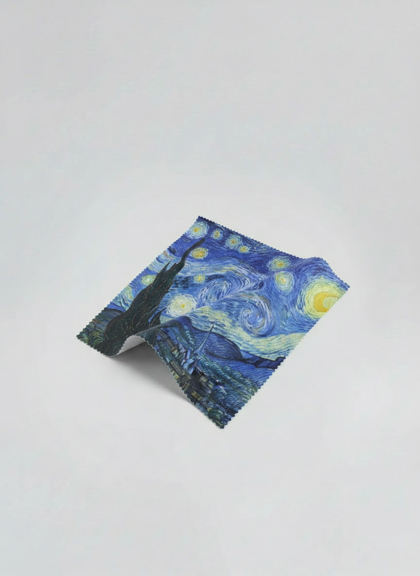 Lens Cloth Set, Starry Night, Vincent van Gogh