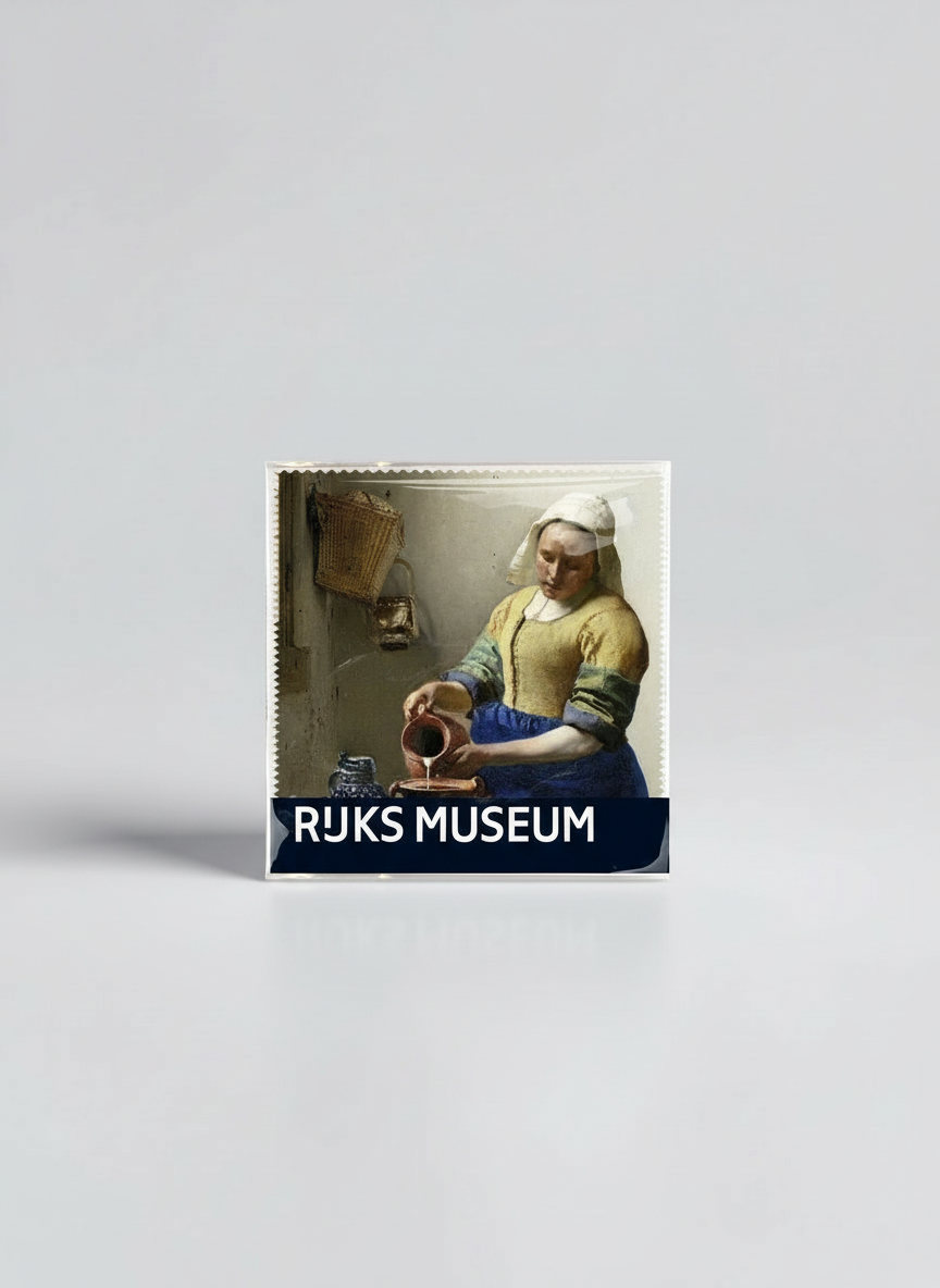 Lens Cloth Set, The Milkmaid, Johannes Vermeer