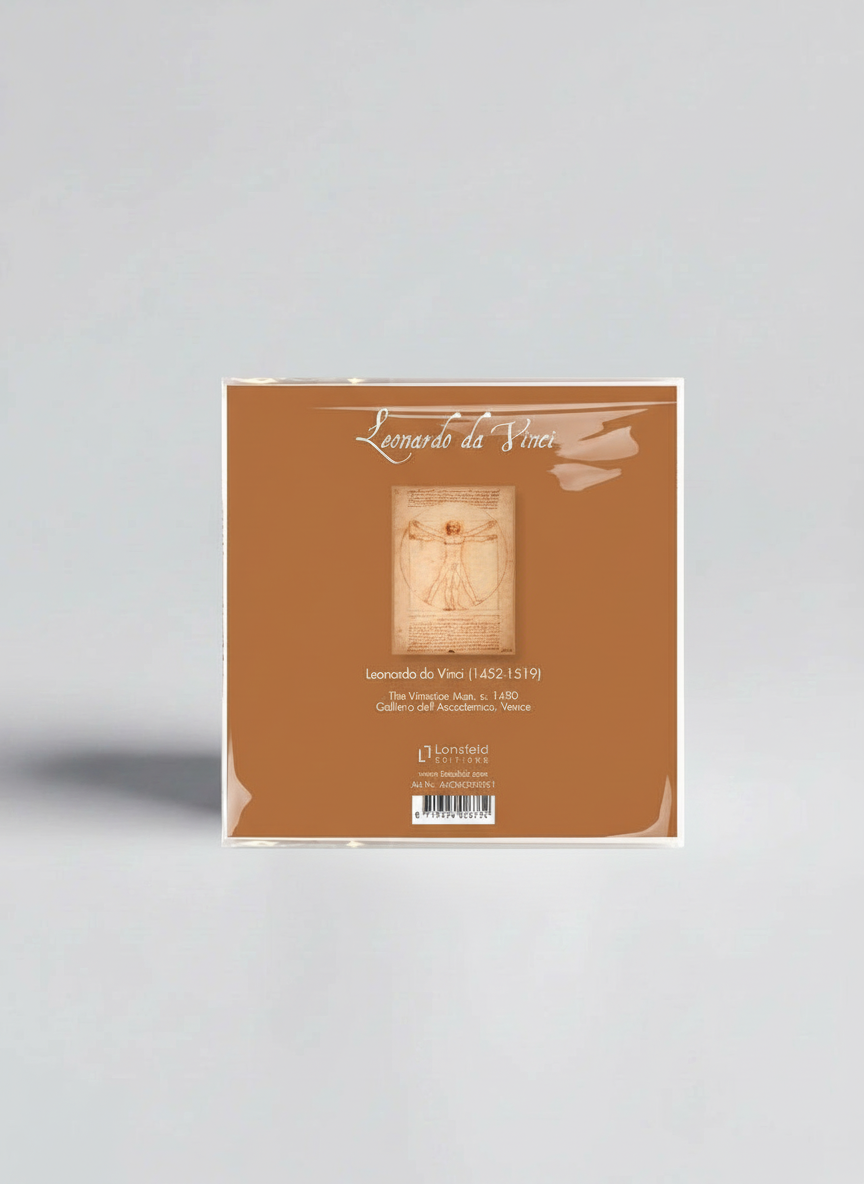 Lens Cloth Set, Vitruvian Man, Leonardo da Vinci