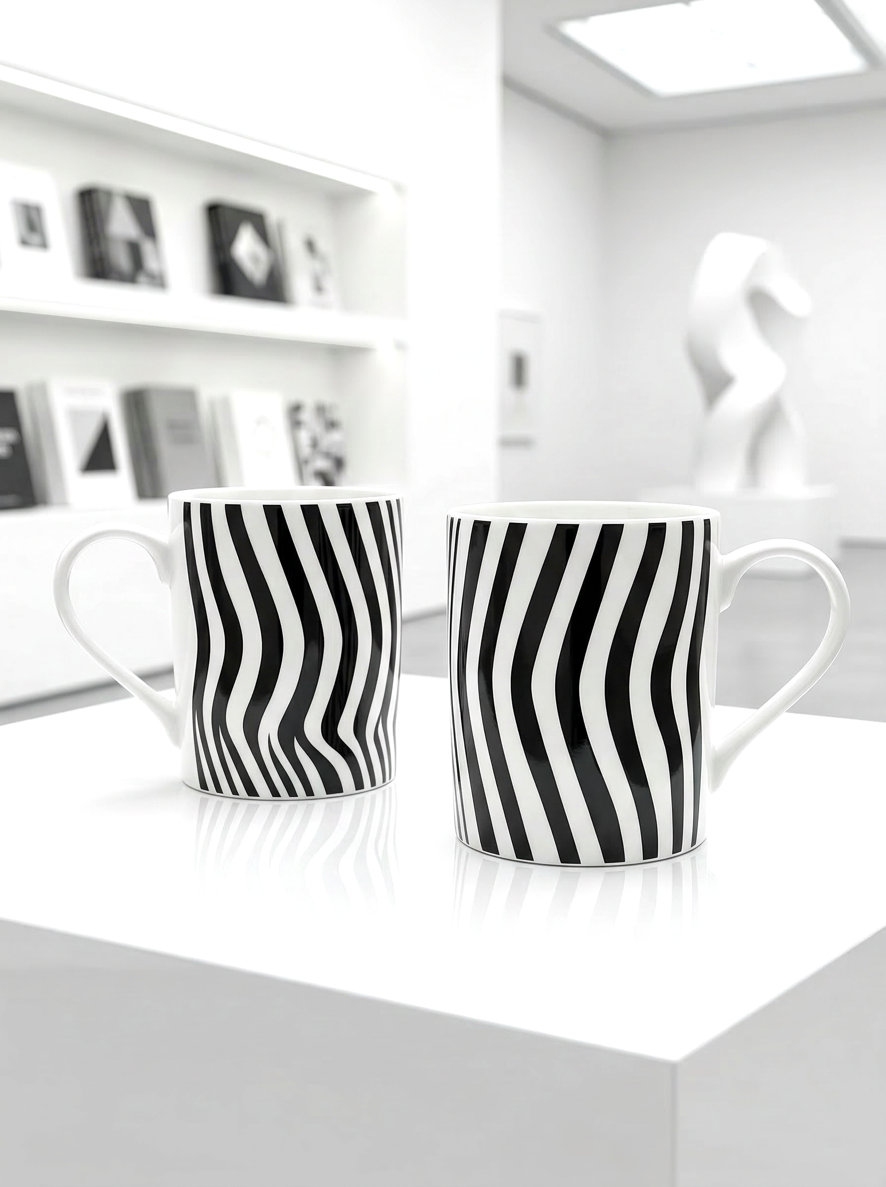 Coffee and Tea Kitchen Gift Set, Optical Art