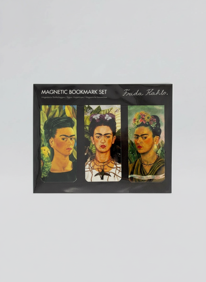 Magnetic Bookmark Set Masterpieces Frida Kahlo – art magnetic bookmark set product shot | ArtyGifts
