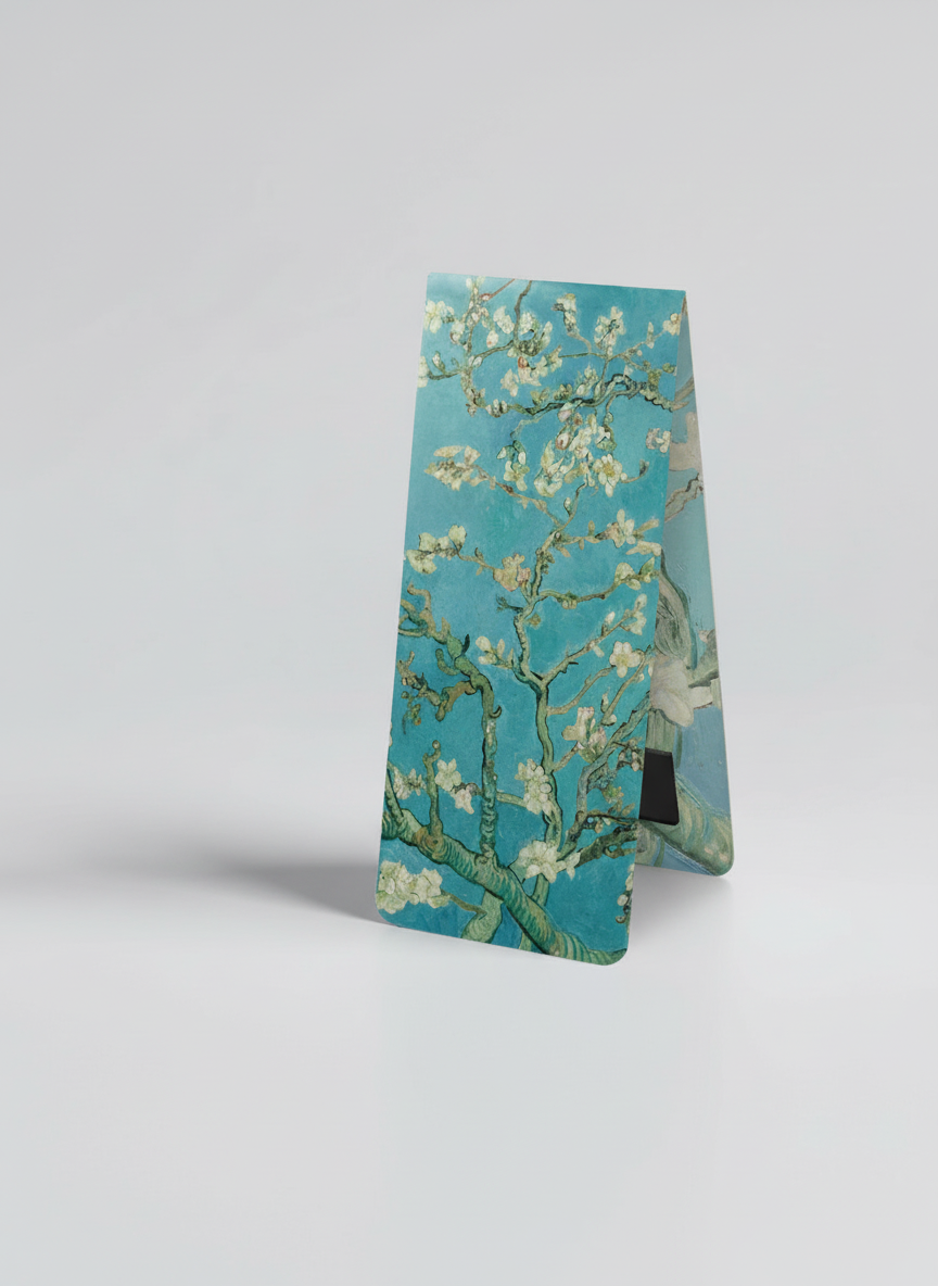 Magnetic Bookmark Set Masterpieces Vincent van Gogh – art magnetic bookmark set detail shot | ArtyGifts
