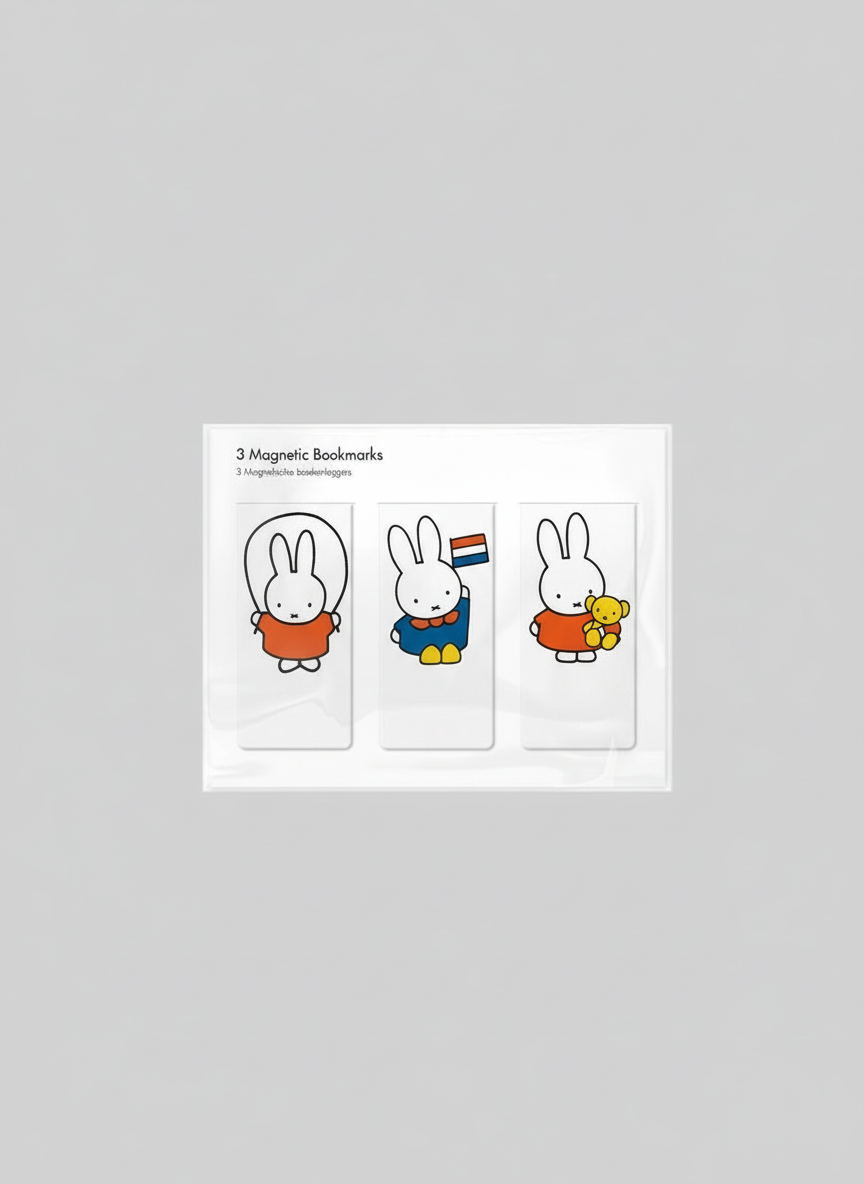 Magnetic Bookmark Set Nijntje Dick Bruna – art magnetic bookmark set product shot | ArtyGifts
