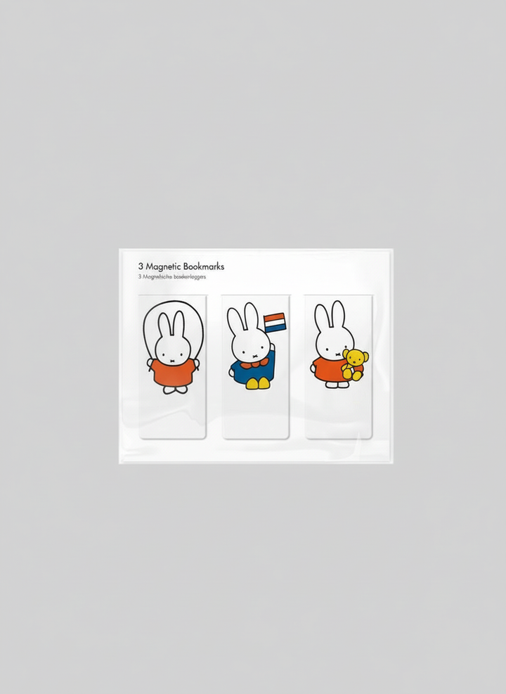 Magnetic Bookmark Set Nijntje Dick Bruna – art magnetic bookmark set product shot | ArtyGifts
