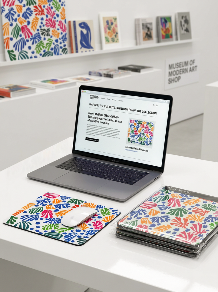 Mousepad The Parakeet and the Mermaid Henri Matisse – displayed in museum shop | ArtyGifts
