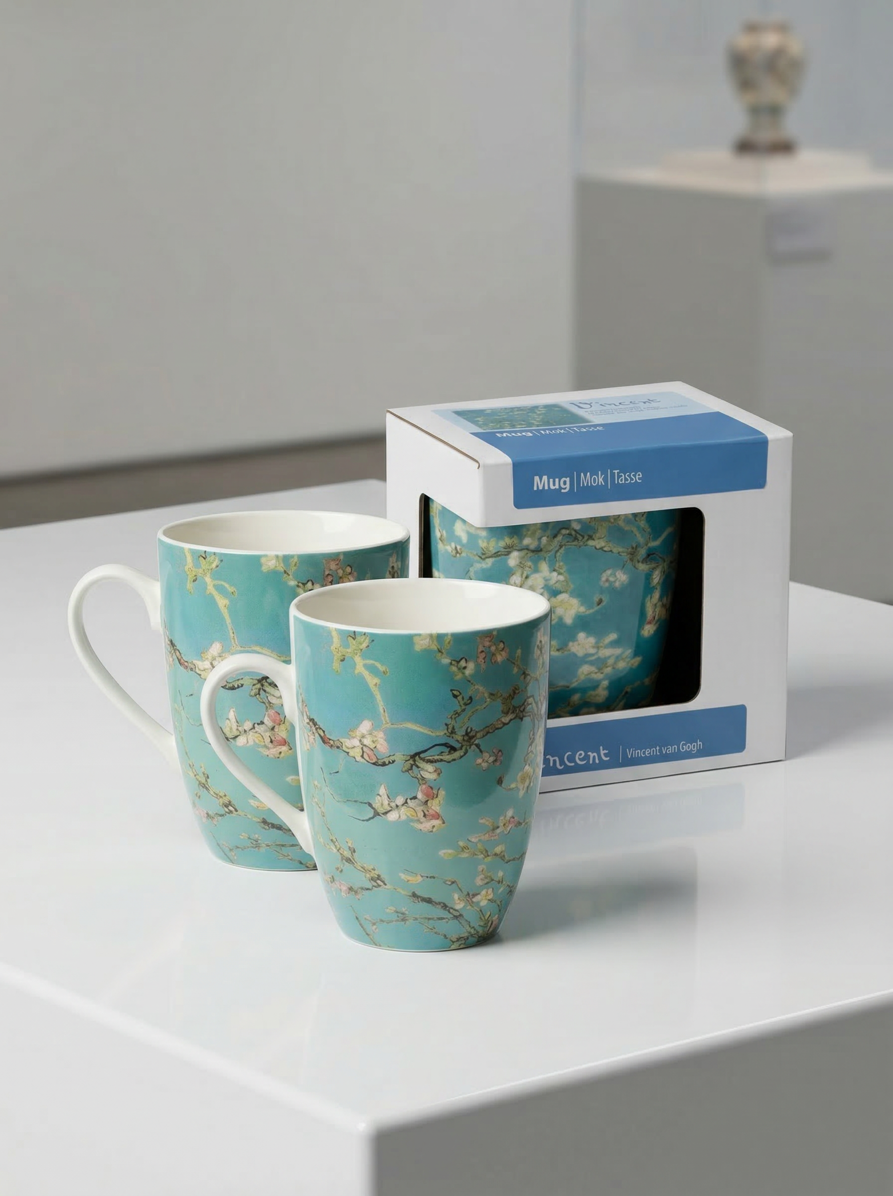 Van Gogh Almond Blossom mug gift box packaging – ArtyGifts museum shop