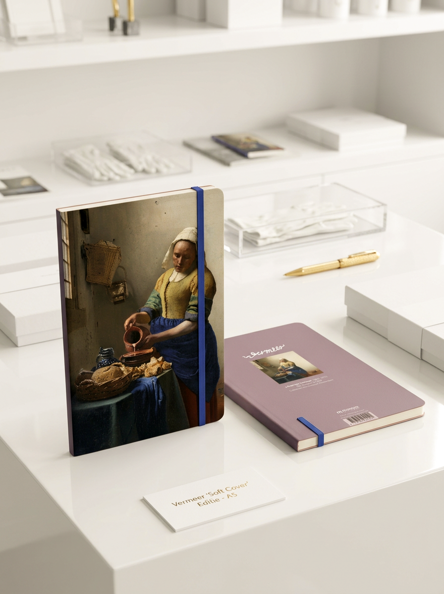 Notebook The Milkmaid Johannes Vermeer – displayed in museum shop | ArtyGifts
