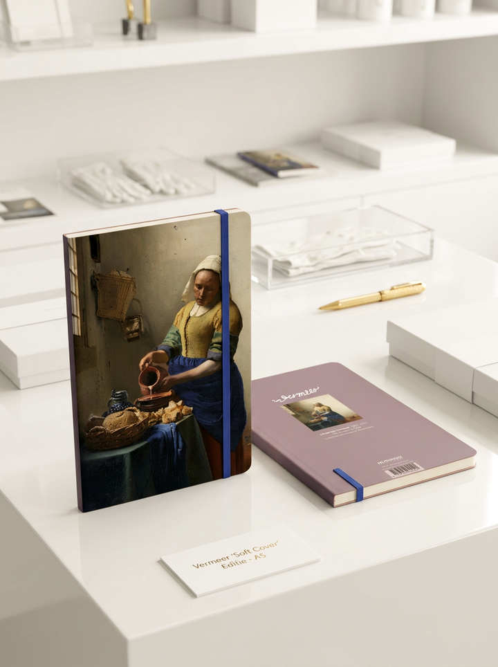 Notebook The Milkmaid Johannes Vermeer – displayed in museum shop | ArtyGifts
