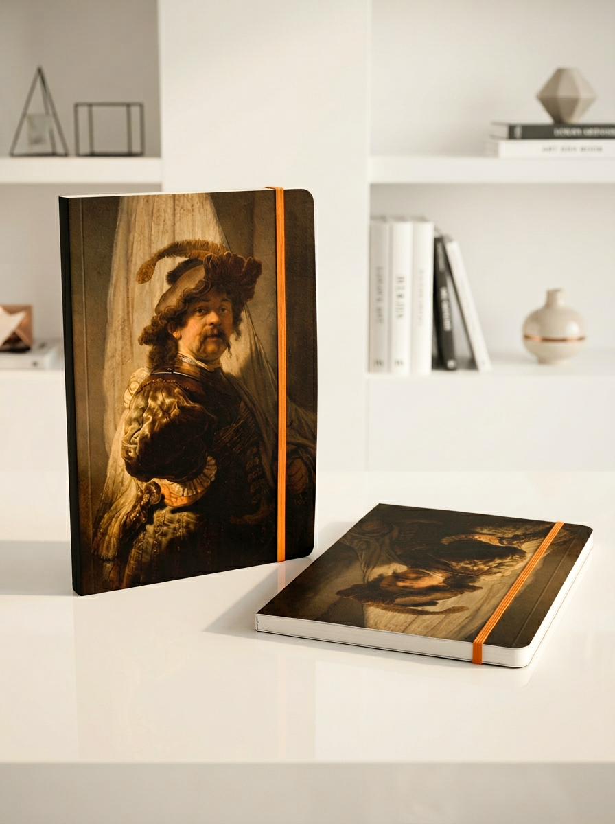 Notebook The Standard Bearer Rembrandt van Rijn – displayed in museum shop | ArtyGifts
